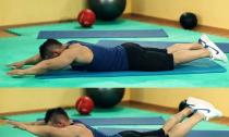Упражнение «Супермен» для спины и позвоночника, ягодиц и пресса